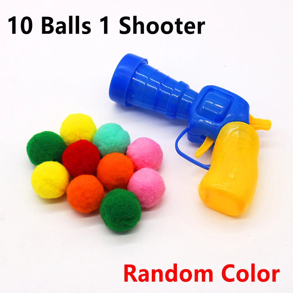 Interactive Cat Plush Ball Launcher For Kitten Playtime