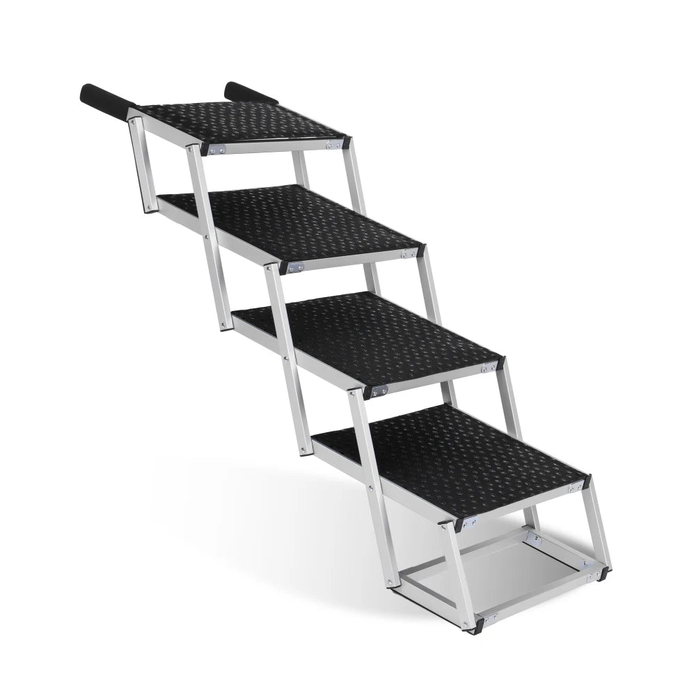 LISM Lightweight Foldable Dog Ramp 250 Lb Heavy Duty Ladder
