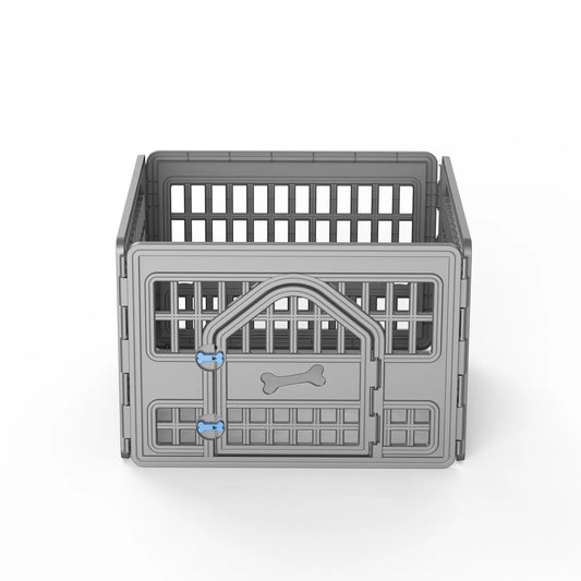 4 Panels Foldable Plastic Pet Playpen For Indoor Outdoor Dog And Puppy Exercise