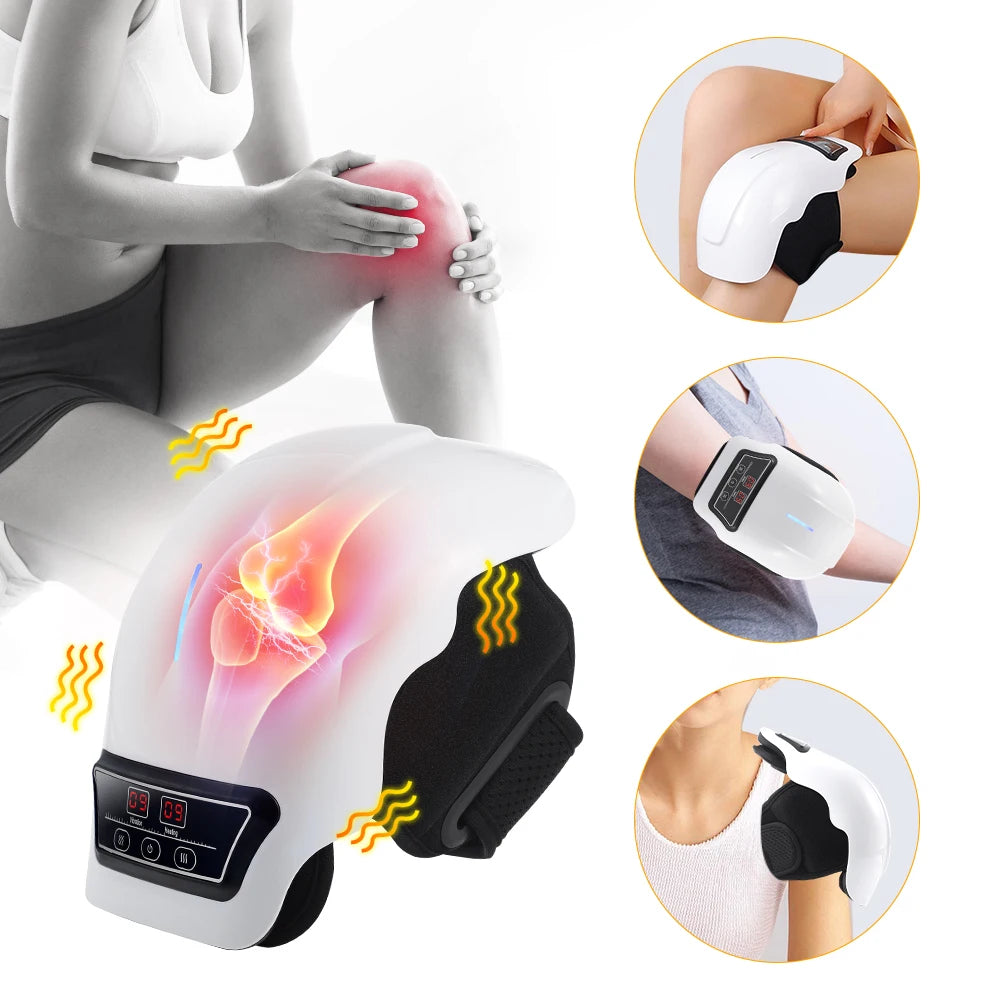 Hailicare Wireless Heated Knee Massager With Infrared Air Compression