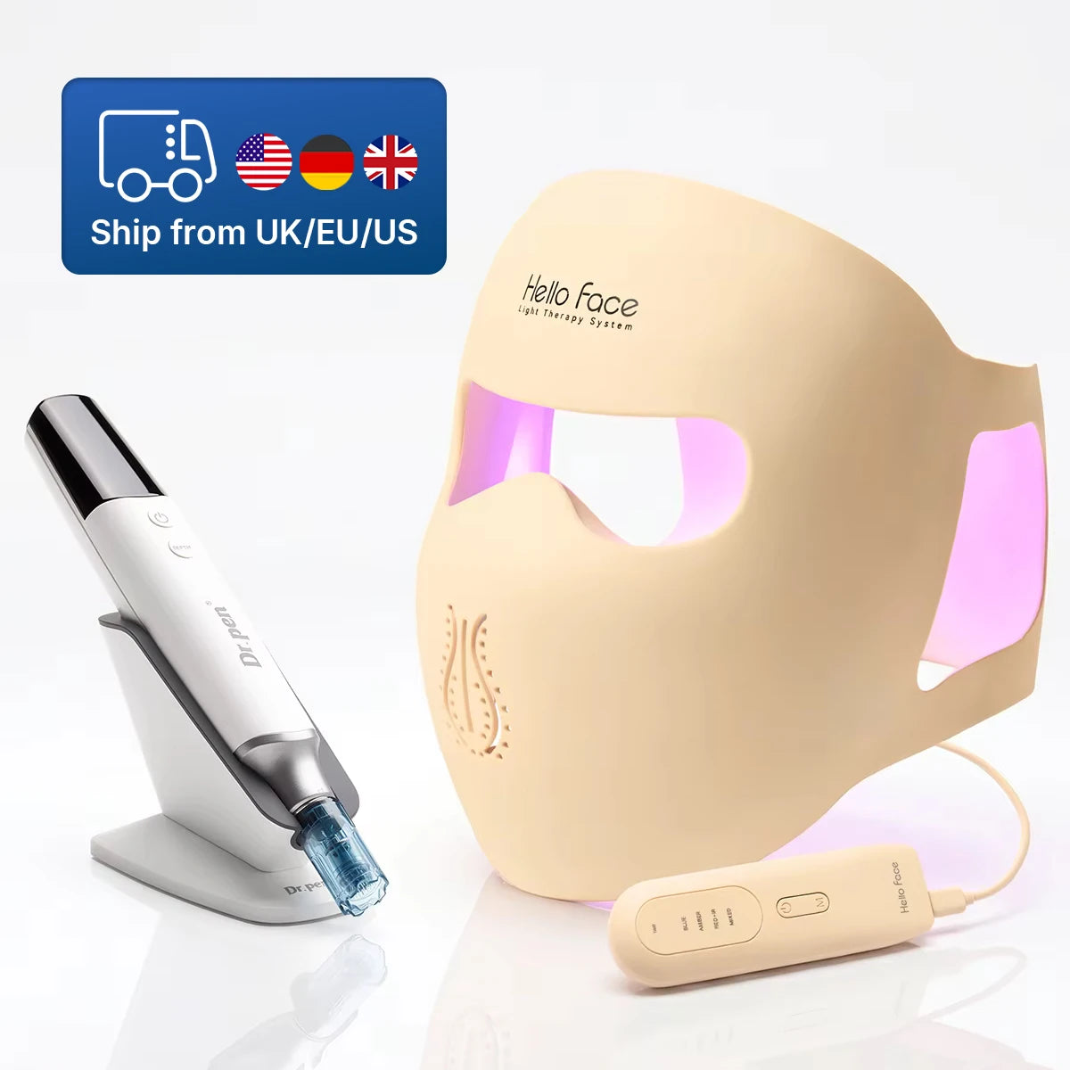 Hello Face Dr Pen M9 Microneedle And Led Mask Kit
