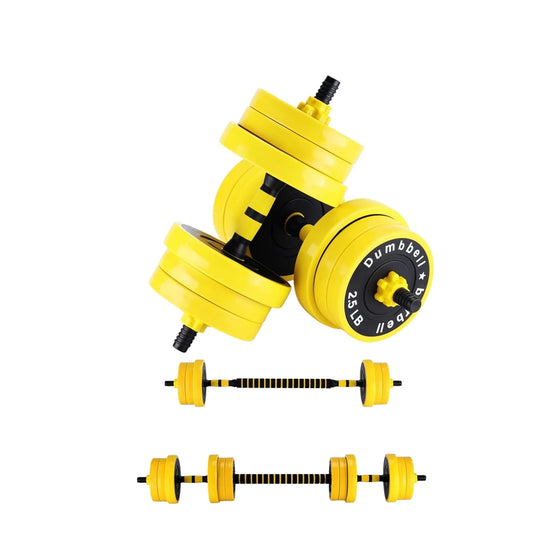 Adjustable Dumbbell Set With Foam Handles, 33Lb For Home Gym