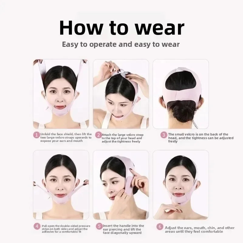 Elastic Night Sleep Strap For Face Lifting And Wrinkle Care