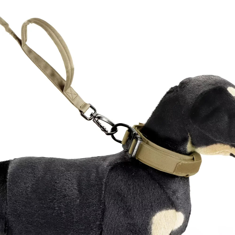 Retractable Military Dog Leash With Dual Handles For All Breeds