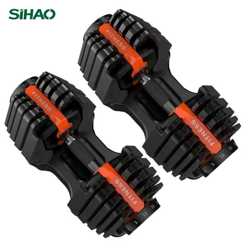 SIHAO Adjustable Dumbbell Set For Home Strength Training