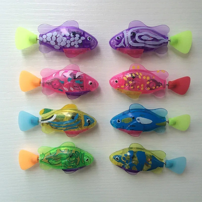LED Interactive Cat Toy Swimming Robot Fish Stimulates Hunter Instincts