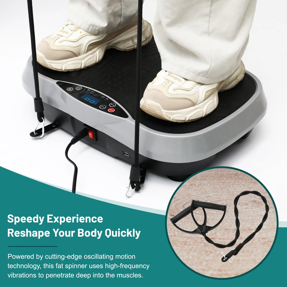 Vibration Plate Exercise Machine Whole Body Workout
