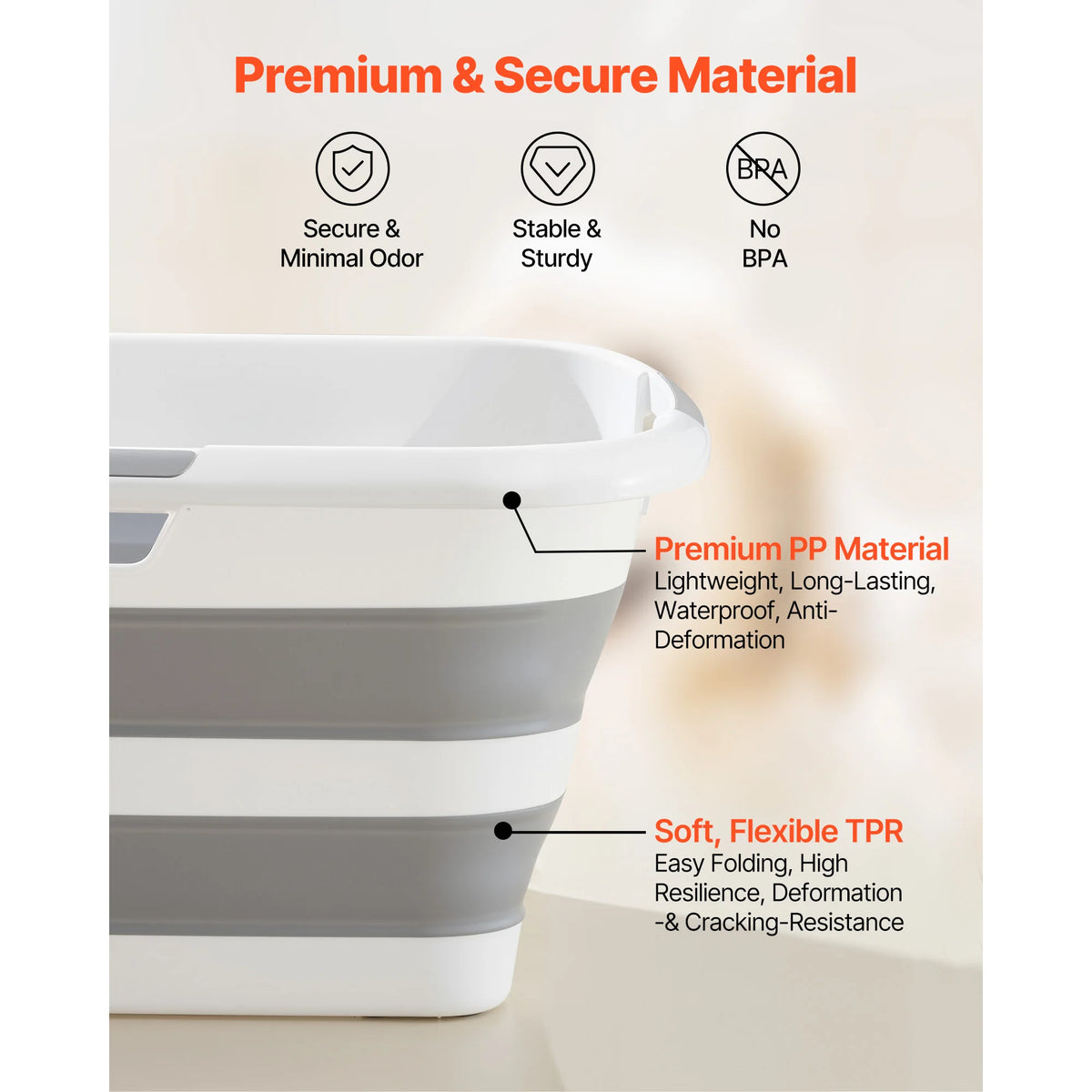 SucceBuy Collapsible Portable Dog Bathtub With Built In Drainage Hole