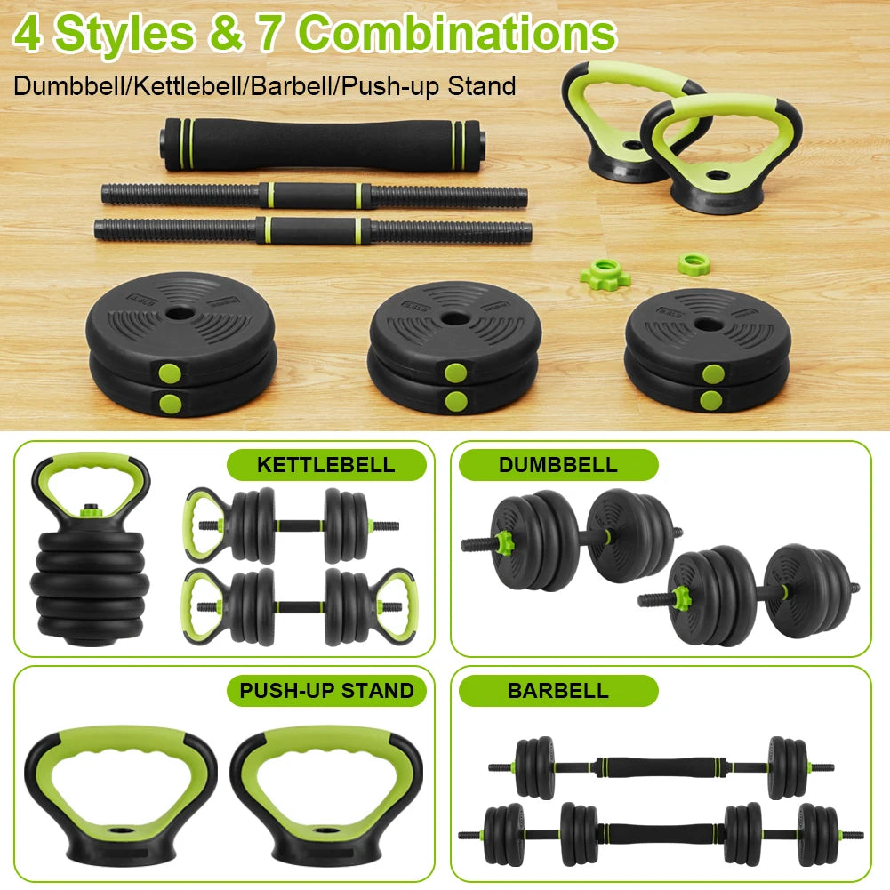 Twister.Ck Adjustable Dumbbells With Connector Home Gym Fitness Exercise Set