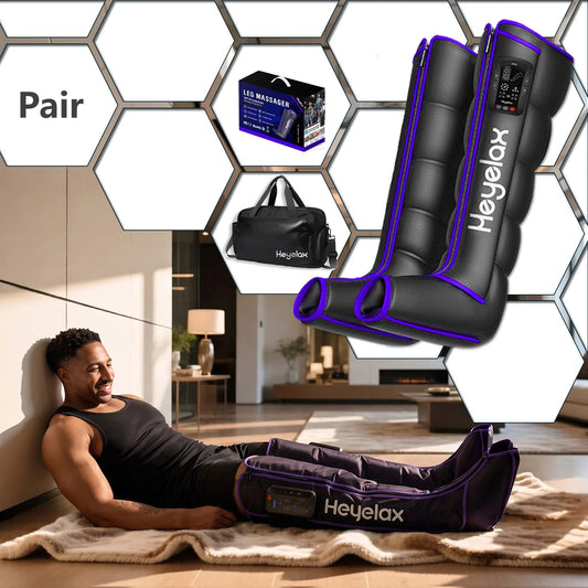 Heyelax Cordless Leg Compression Massager For Athletic Recovery