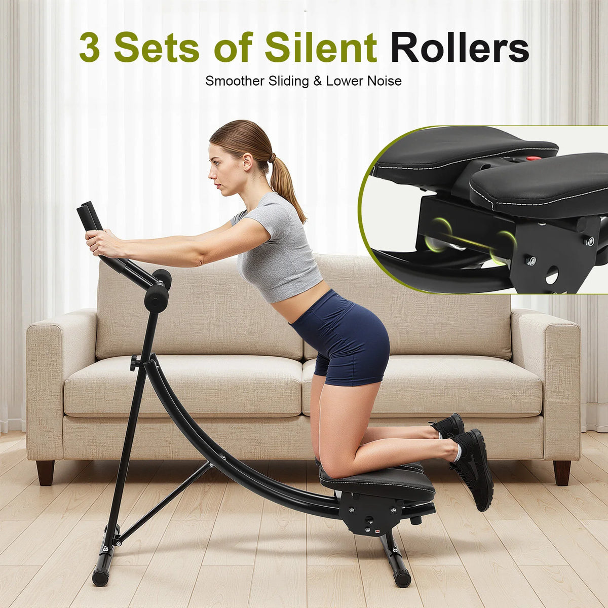 Adjustable Dual Arc Core Trainer With LED Display