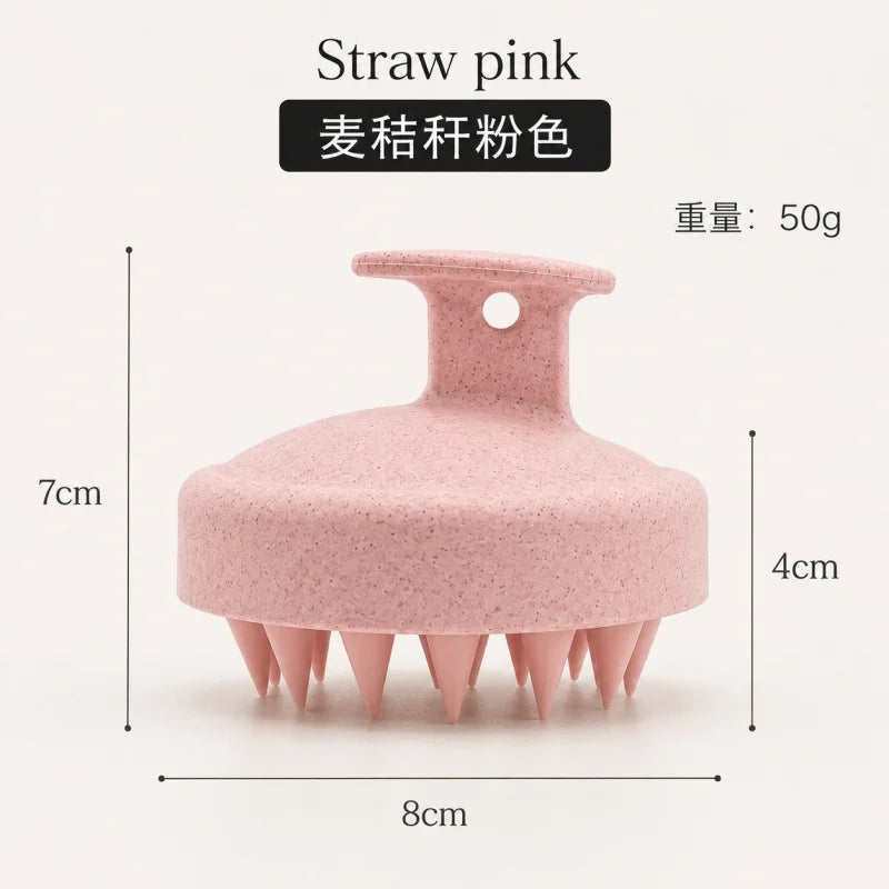 Soft Silicone Scalp Massage Brush For Daily Hygiene Care