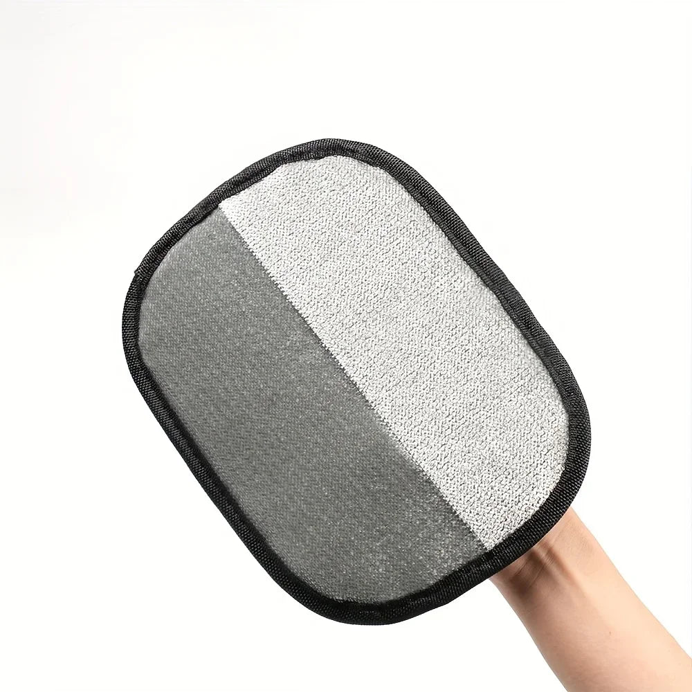 Pet Grooming Gloves for Static Hair Removal and Shedding Control