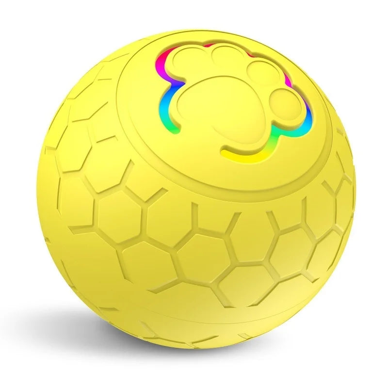Automatic Rolling Interactive Dog Toy Ball With Glowing Lights