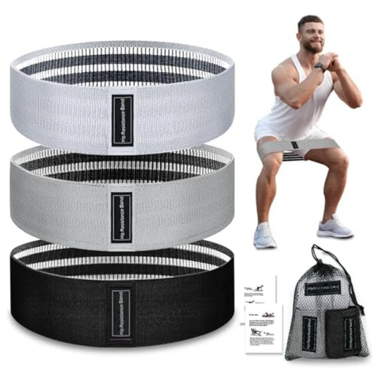 Fabric Resistance Bands For Working Out 3 Levels