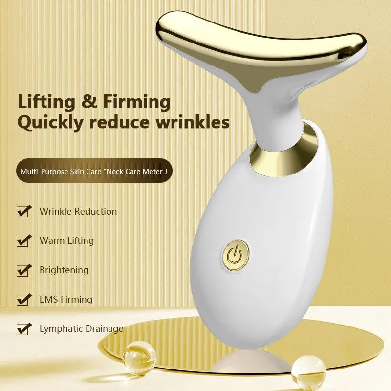 Electric Face And Neck Massager For Lifting And Firming Skin