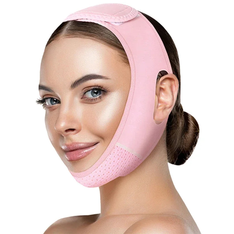 Reusable V Shaped Facial Strap For Daily Skin Care Support
