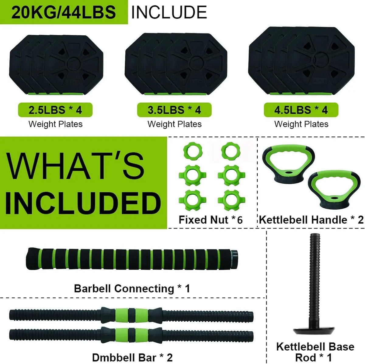 Adjustable Dumbbell Set for Strength Training and Home Gym Workouts