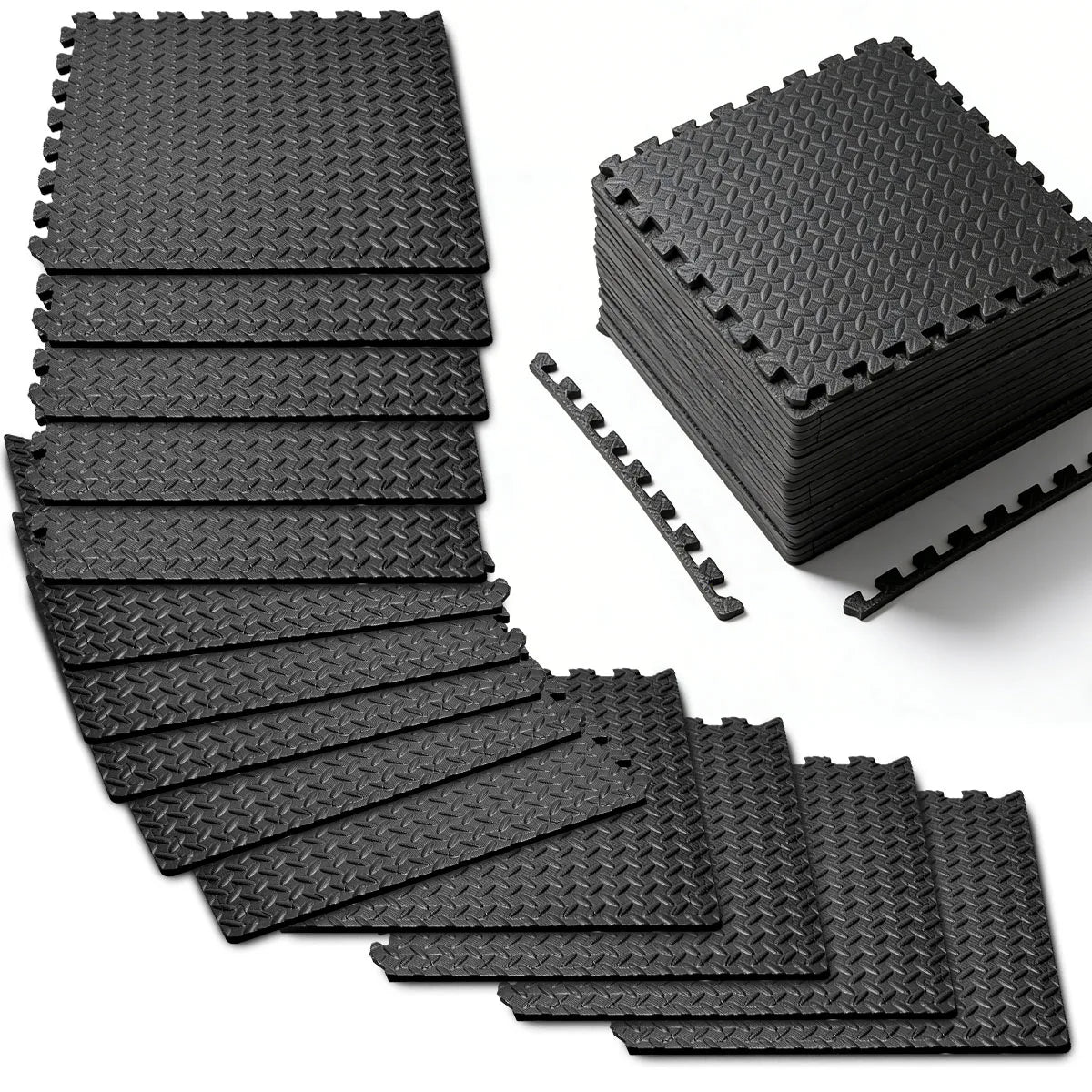 Eva Interlocking Puzzle Exercise Mat For Home Gym Workout Flooring