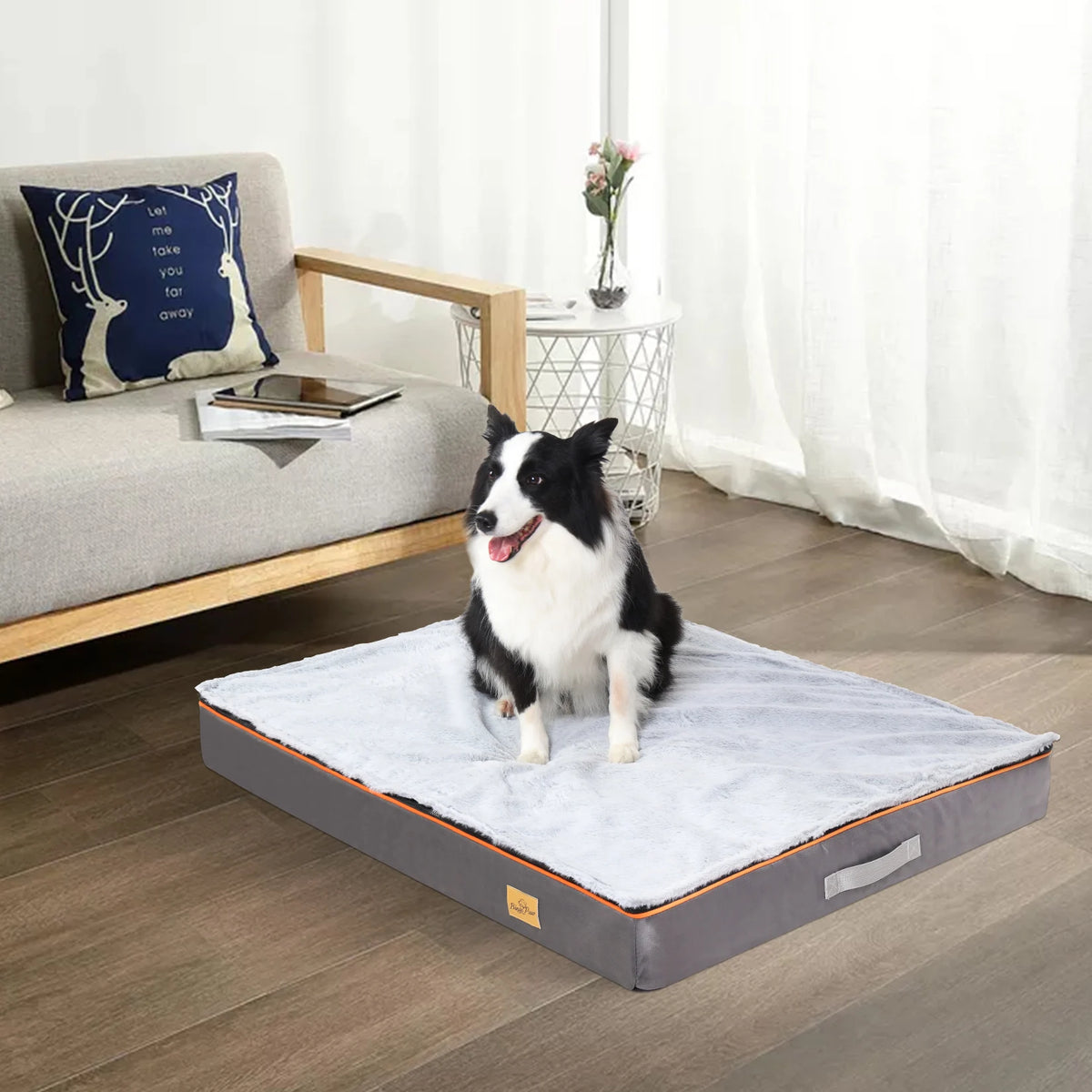 Bingopaw Orthopedic Dog Bed With Removable Washable Cover