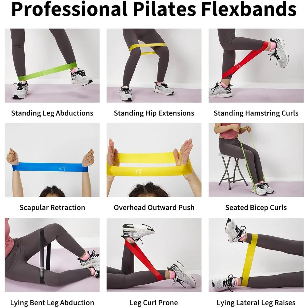 TPE Resistance Bands Exercise Loops For Strength And Muscle Stretching