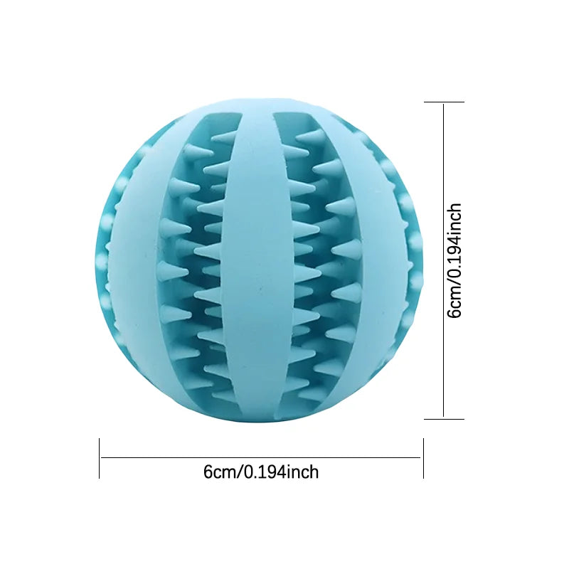 Professional Interactive Rubber Dog Leaking Chew Toy Training Puzzle Ball