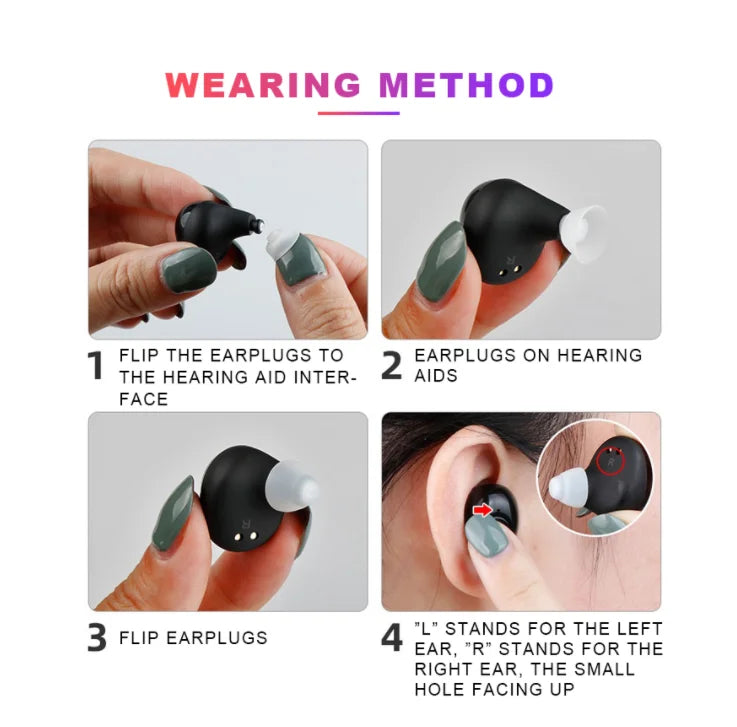 Jinghao Rechargeable Digital In Ear Hearing Aid Enhancer