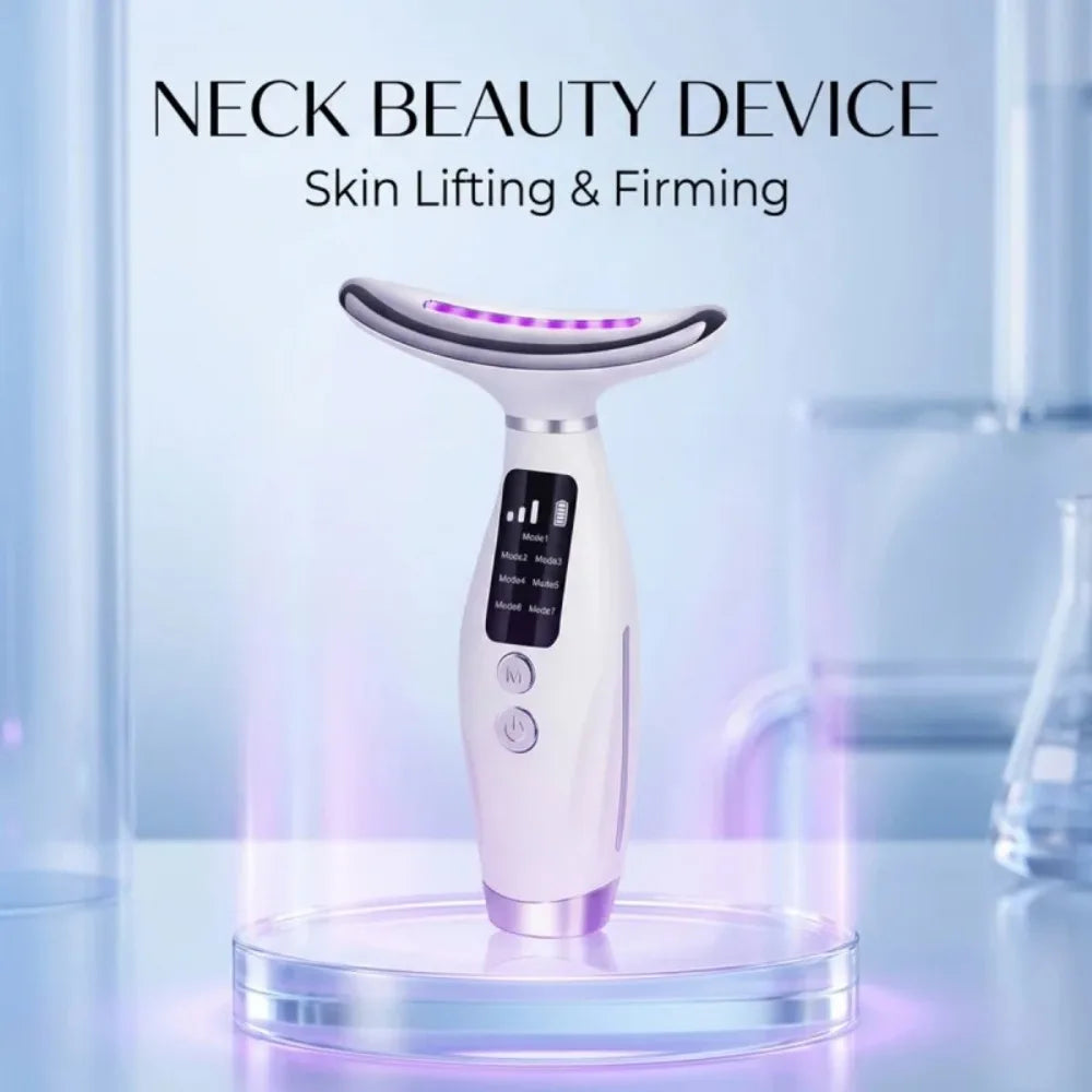 Hailicare Led Photon Therapy Neck Facial Lifting Massager