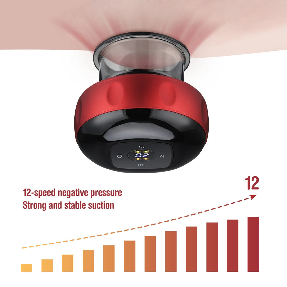 Hailicare Electric Vacuum Cupping Massager For Body Slimming