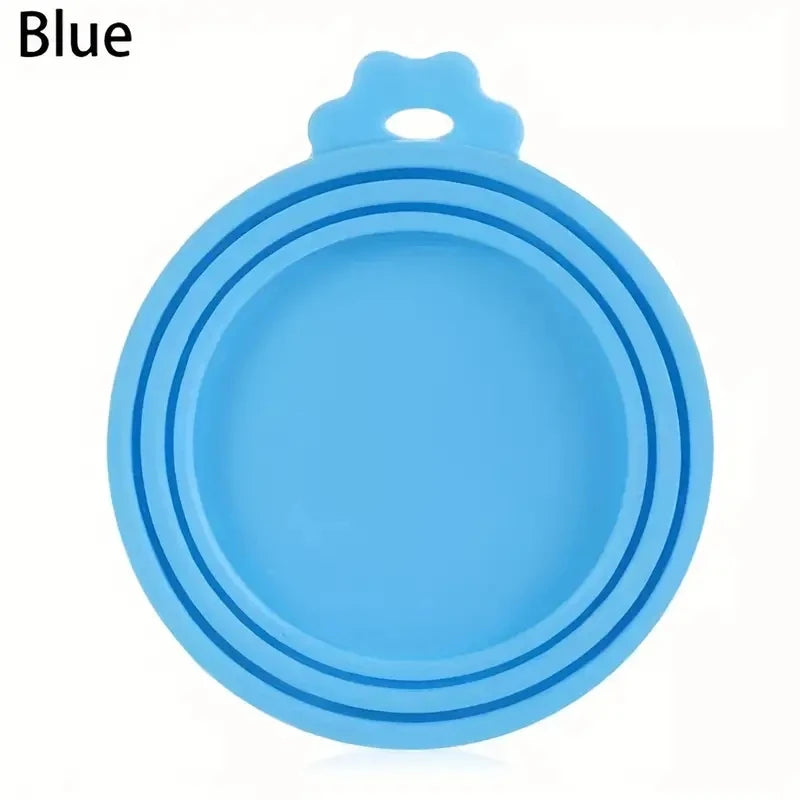 Reusable Silicone Pet Food Can Lid For Dogs And Cats