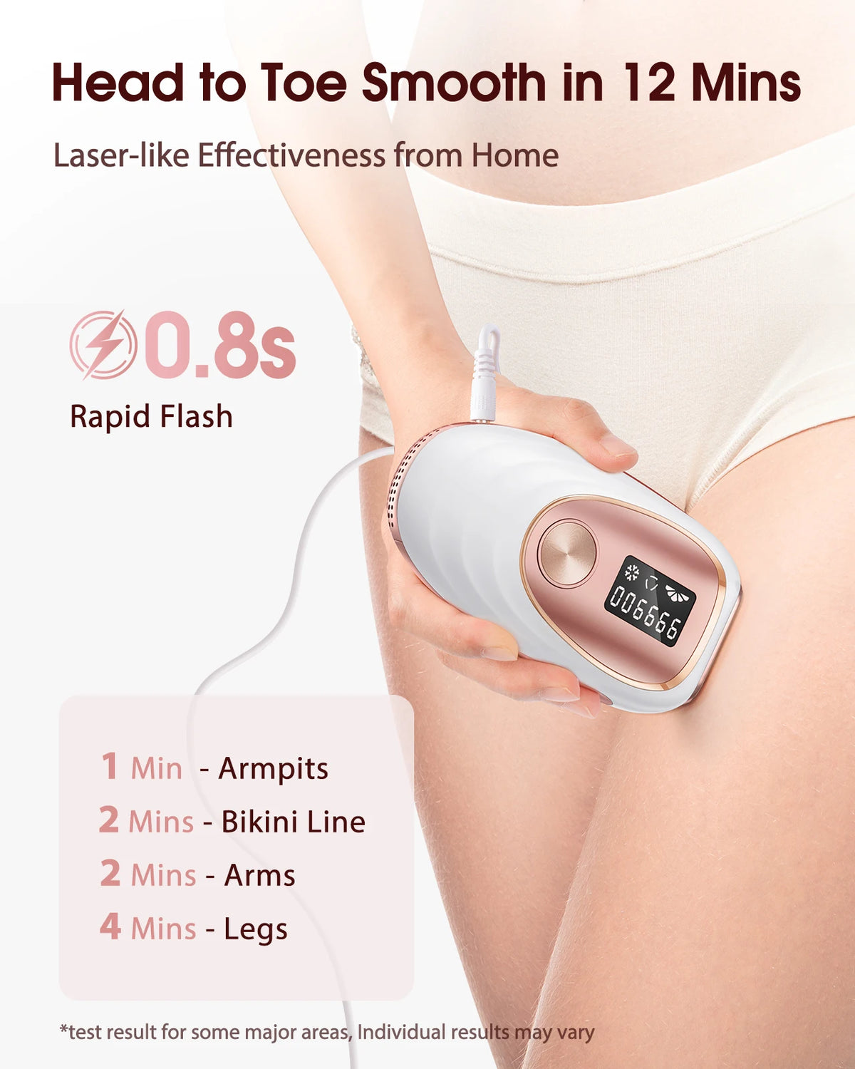 Totmizby Portable IPL Ice Cooling Laser Hair Removal Device