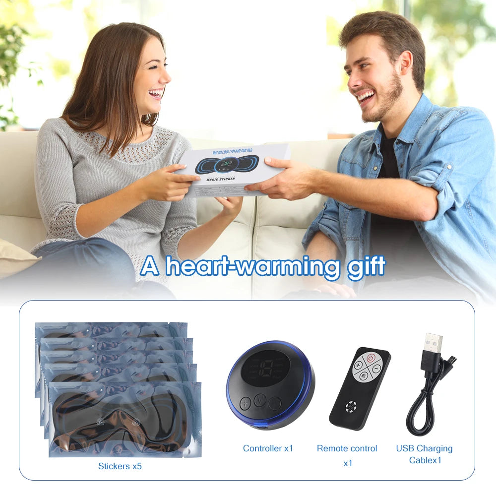 Hailicare Electric Portable Neck Massager Cervical Muscle Relaxation Patch