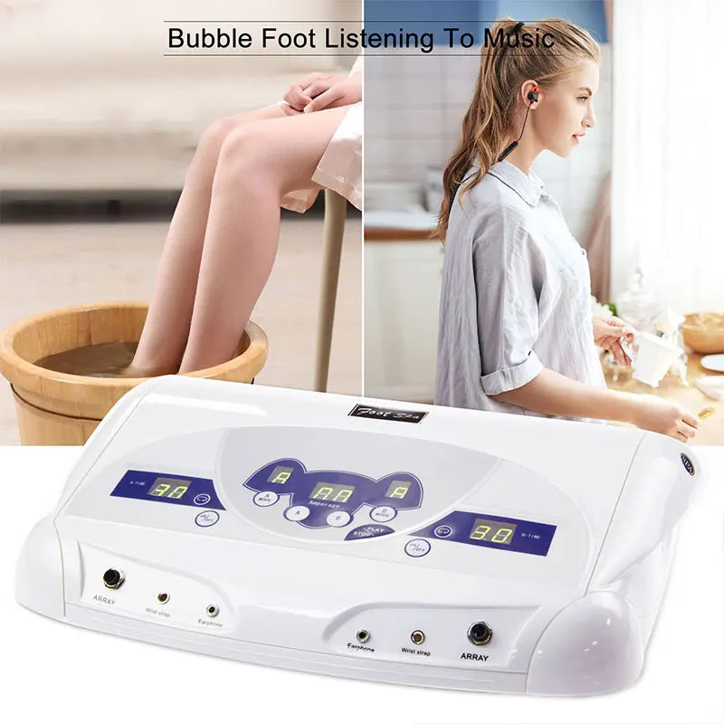 Dual Ionic Foot Bath Detox Machine With MP3 Player