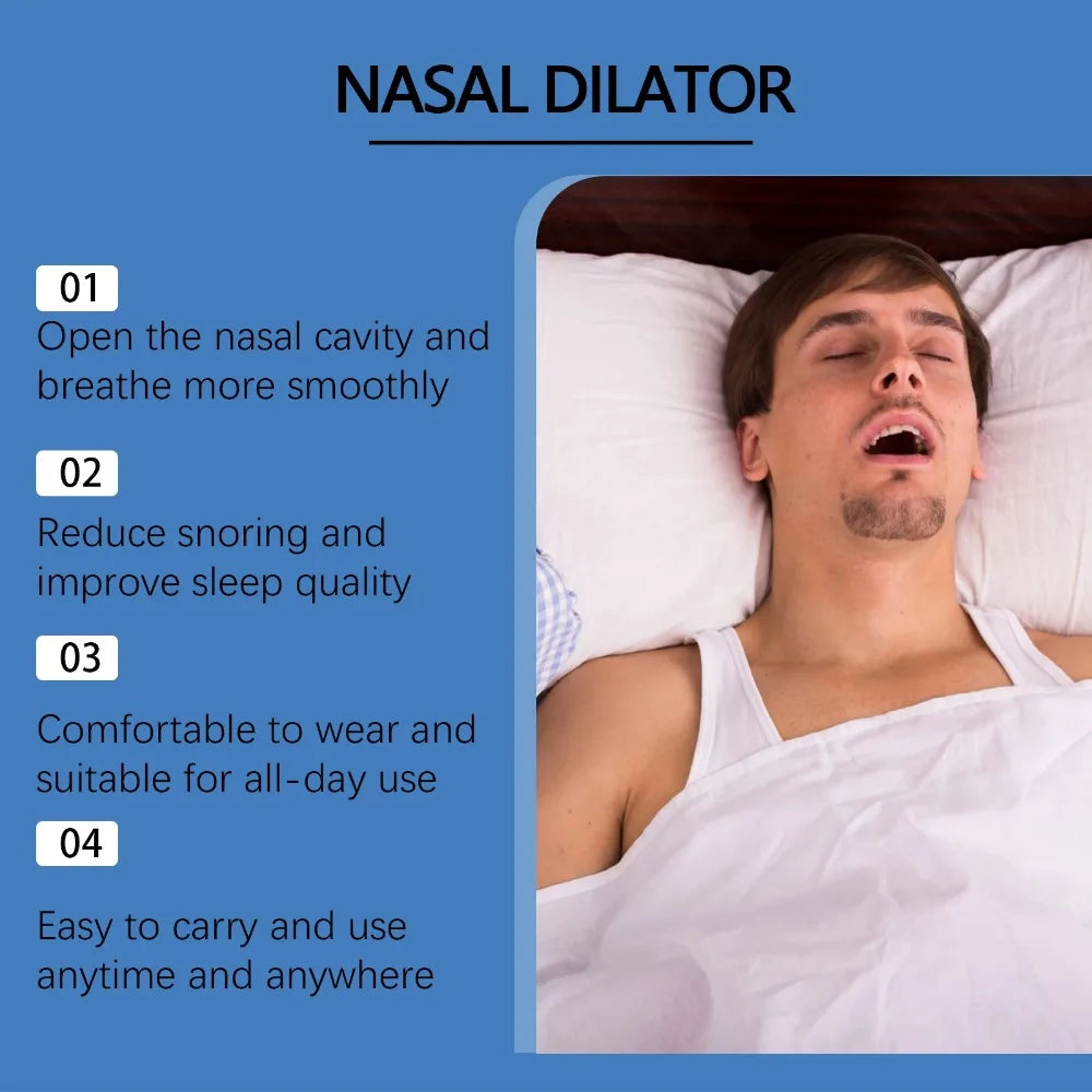 Nasal Breathing Strips For Improved Airflow During Sleep And Exercise