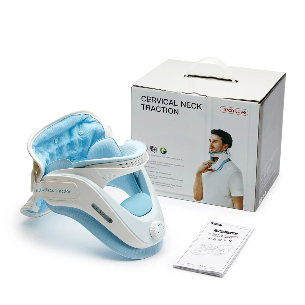 Adjustable Cervical Neck Traction Device For Home Orthopedic Support