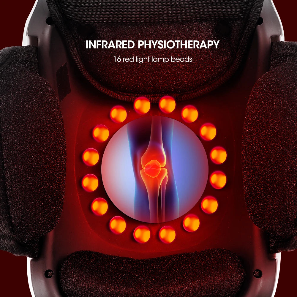 Hailicare Wireless Heated Knee Massager With Infrared Air Compression