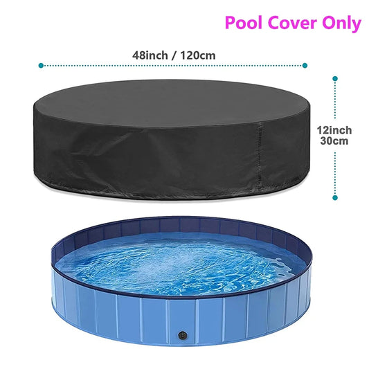 Portable Dog Pool Bath Tub For Large Dogs Foldable Waterproof