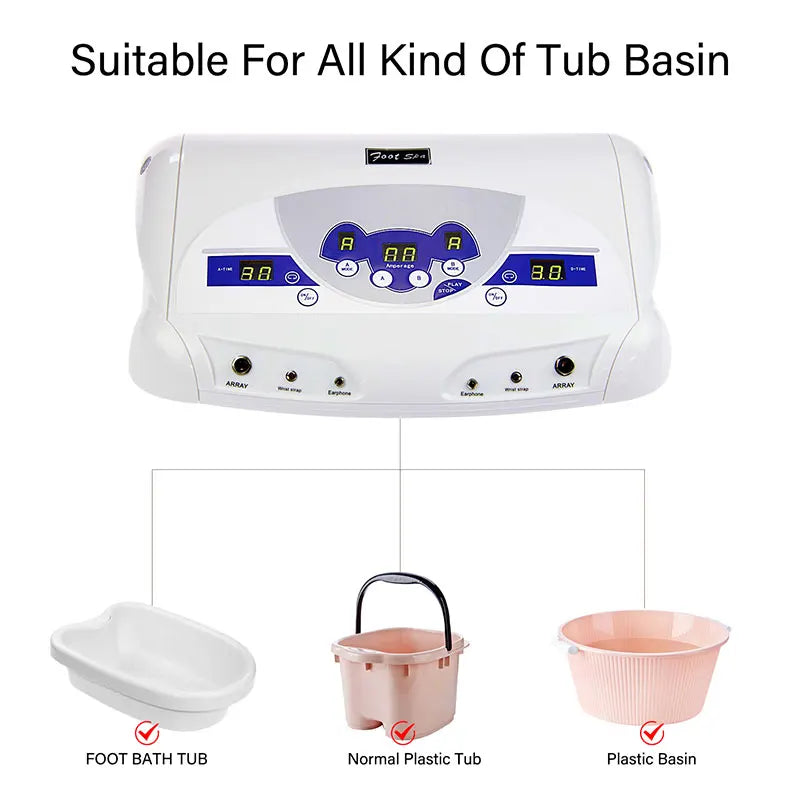 Dual Ionic Foot Bath Detox Machine With MP3 Player