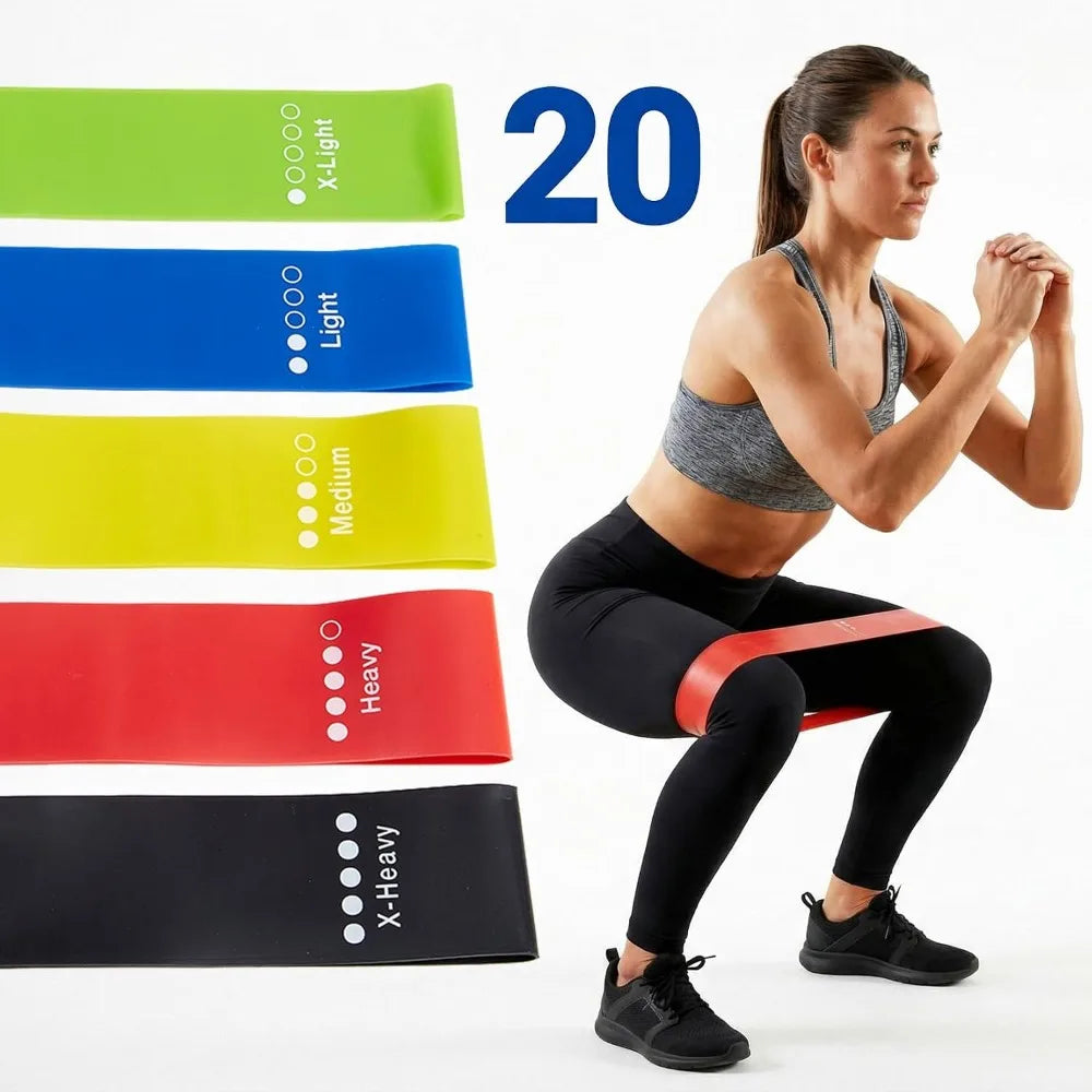 TPE Resistance Bands Exercise Loops For Strength And Muscle Stretching