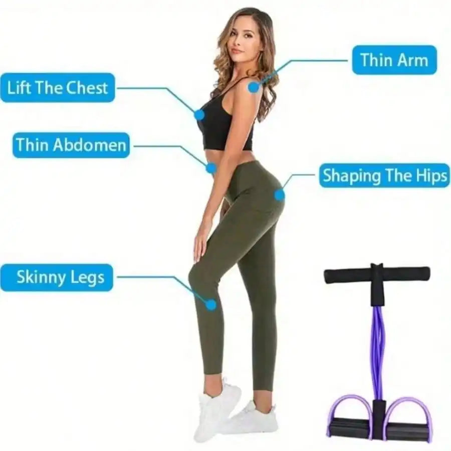 Upgraded High Tension Fitness Resistance Bands With Durable Ergonomic Design