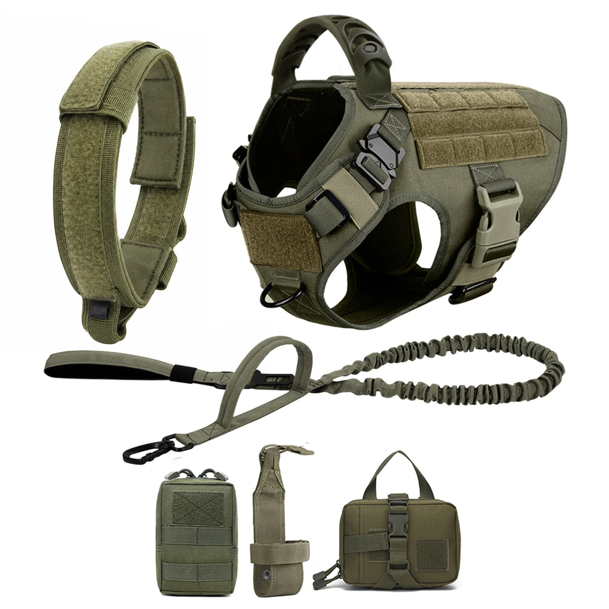 PETRAVEL Padded Dog Harness Leash Set for Training Walking