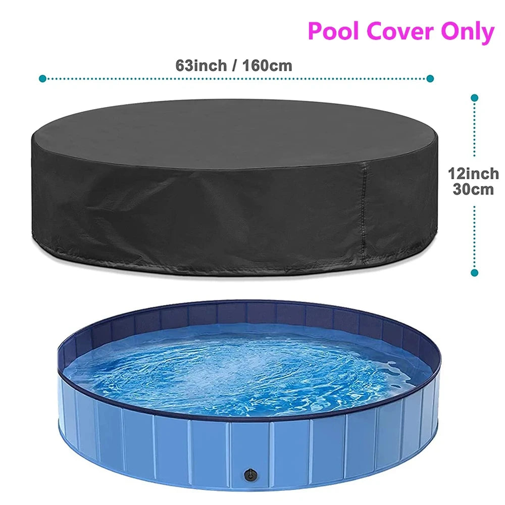 Portable Dog Pool Bath Tub For Large Dogs Foldable Waterproof