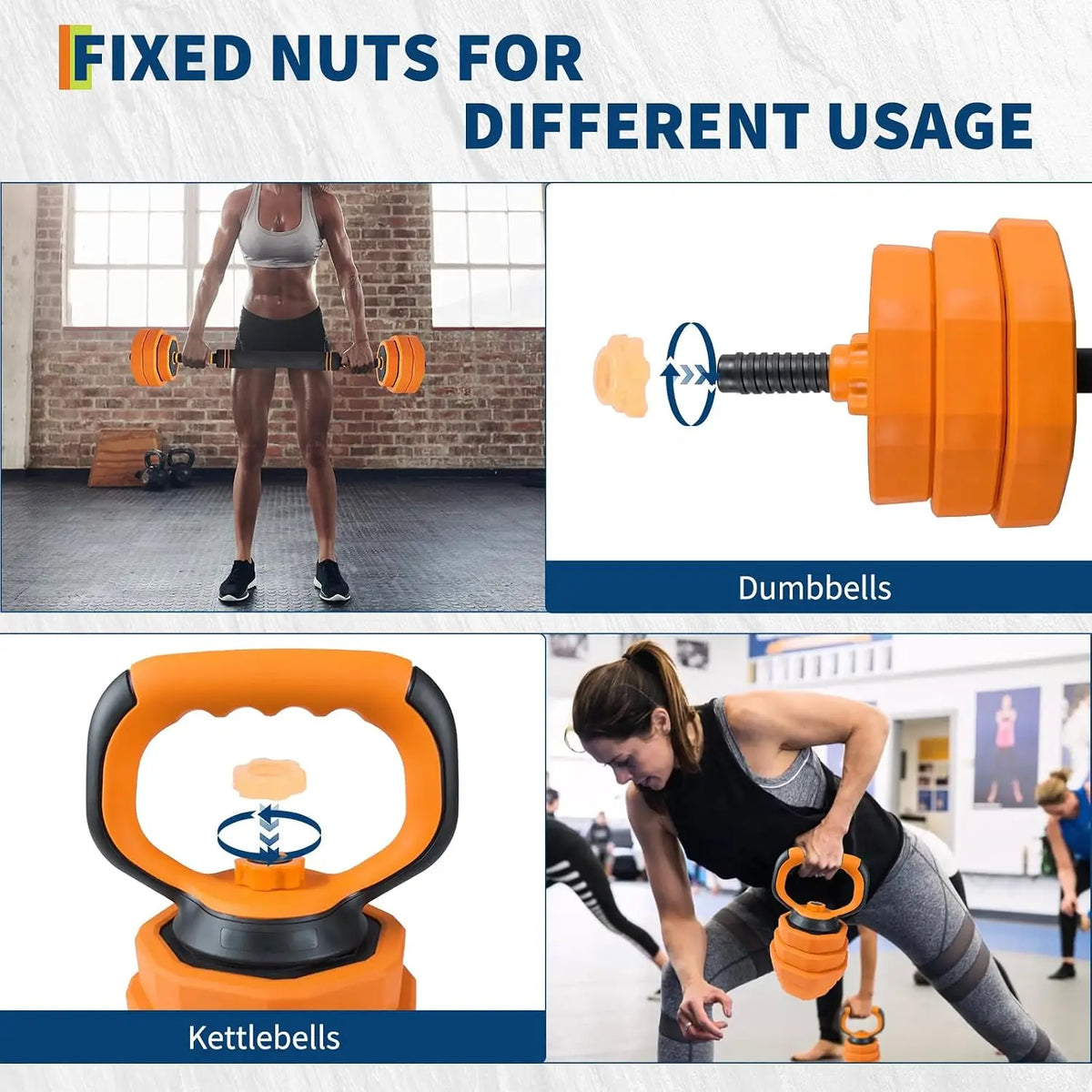 4-in-1 Adjustable Dumbbell Set for Home Gym Strength Training