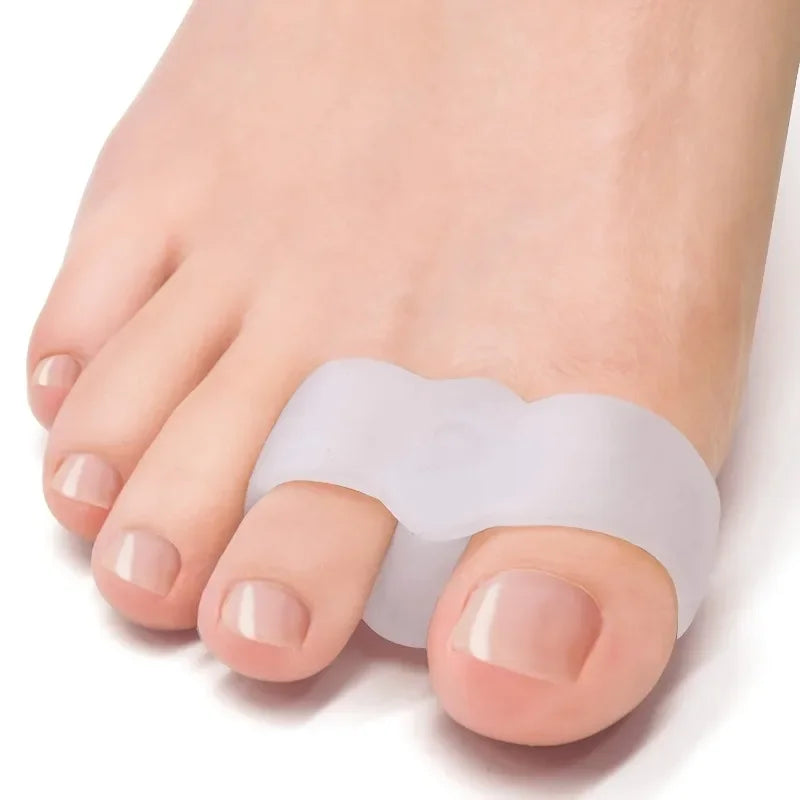 Soft Silicone Double Loop Toe Separators For Daily Foot Care