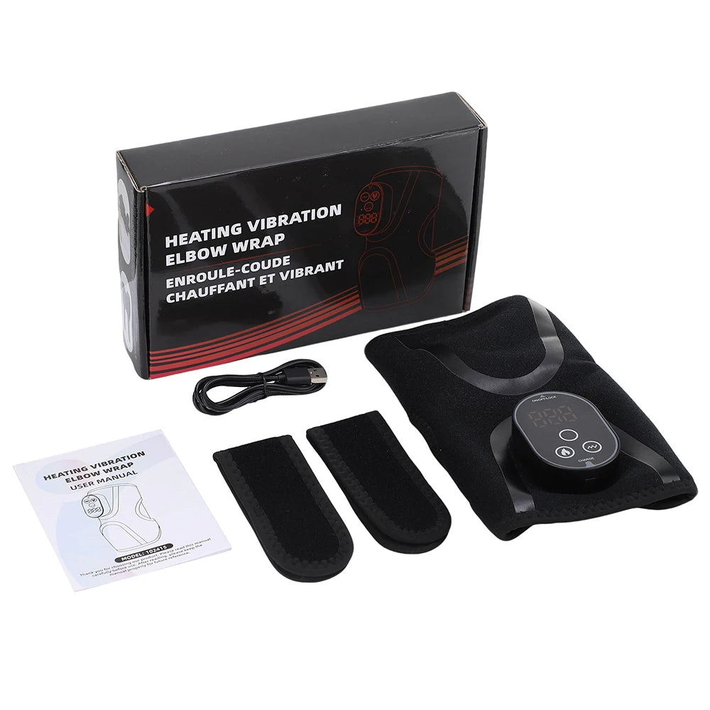 Hailicare Cordless Heated Elbow Massager With Vibration Therapy