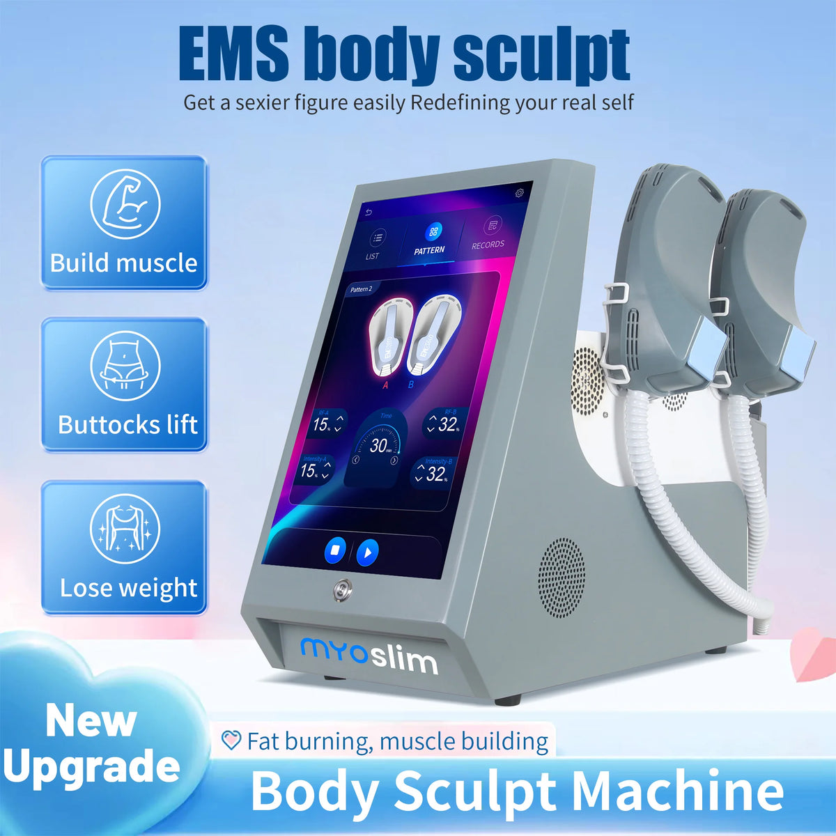 MYOSLIM EMSZERO EMS Body Sculpt Machine for Electromagnetic Therapy