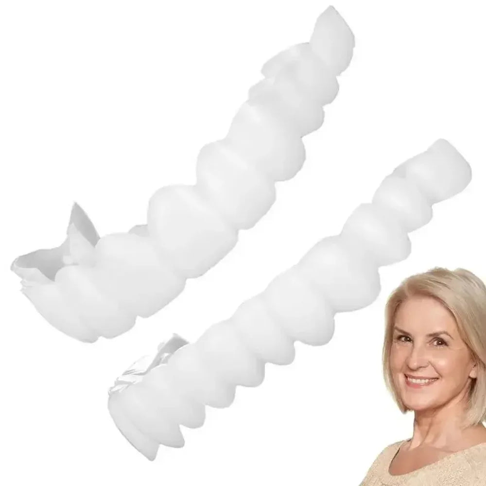 Temporary Snap On Veneers for Upper and Lower Teeth