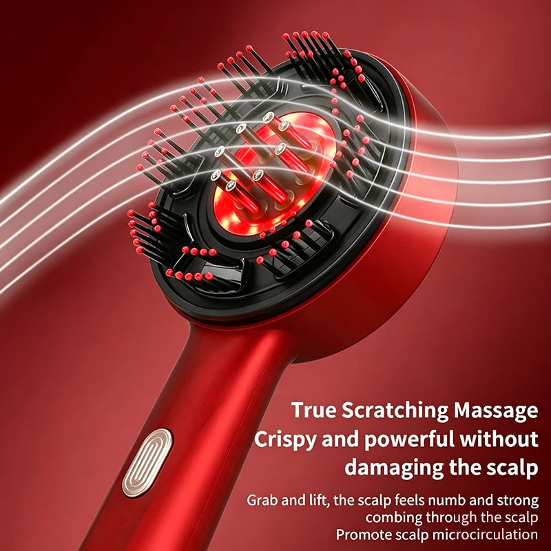 Afdeal Electric Kneading Massage Hair Comb Scalp Oil Applicator