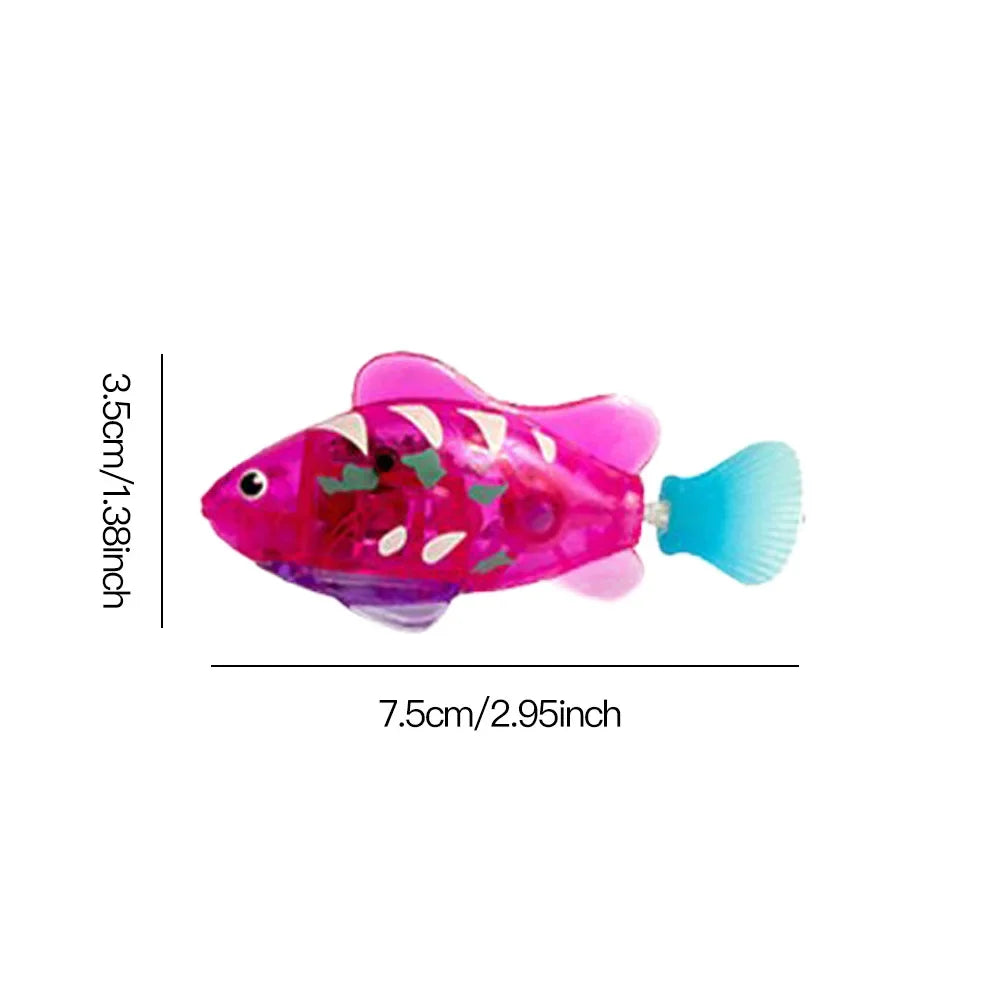 LED Interactive Cat Toy Swimming Robot Fish Stimulates Hunter Instincts