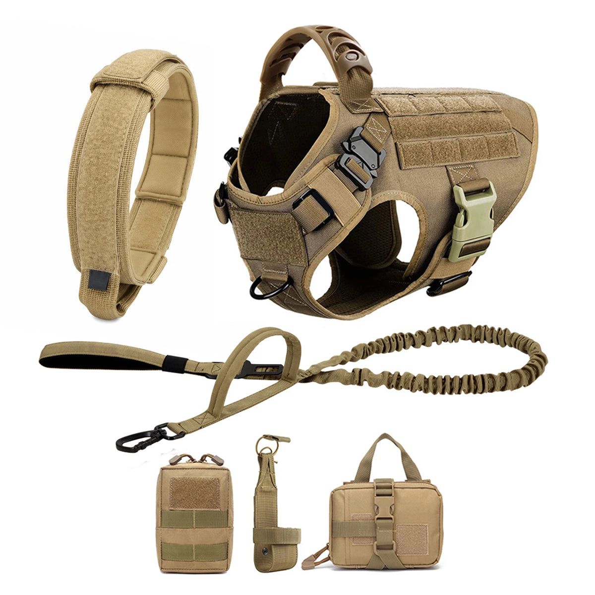PETRAVEL Padded Dog Harness Leash Set for Training Walking